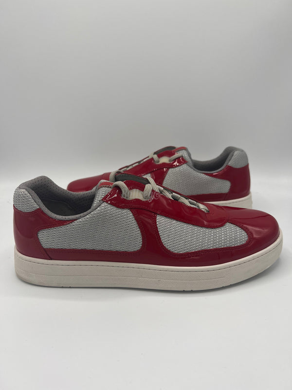 Prada "Americas Cup" Red Bonpoint Sneaker (PreOwned)