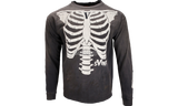 Saint Michael x Vlone Bones Black Longsleeve T-Shirt-Dunk High UNC & Goldenrod