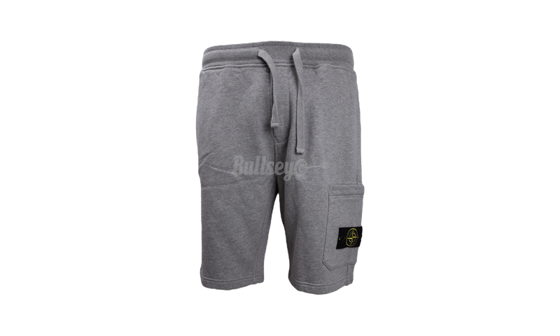 Stone Island Melange Grey Cargo Bermuda Shorts-Bullseye Sneaker Boutique