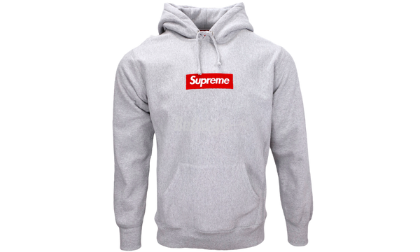 Supreme Heather Grey Box Logo-collaborative pair produced in partnership with Sneaker Politics