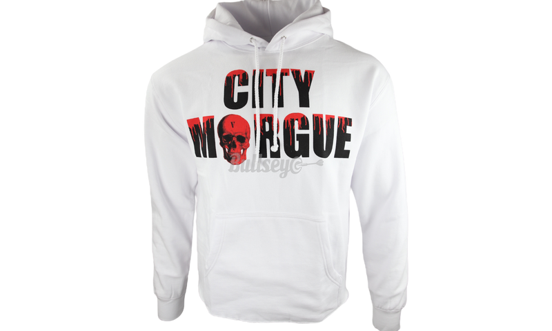 Vlone x City Morgue Dogs White Hoodie-Sandals EDEO 3677-335 Black
